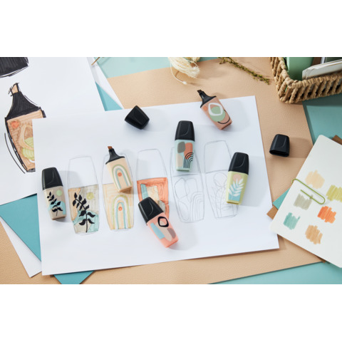 Evidenziatori Stabilo Boss® Mini NatureVibes - conf. 6 colori assortiti 07/06-31
